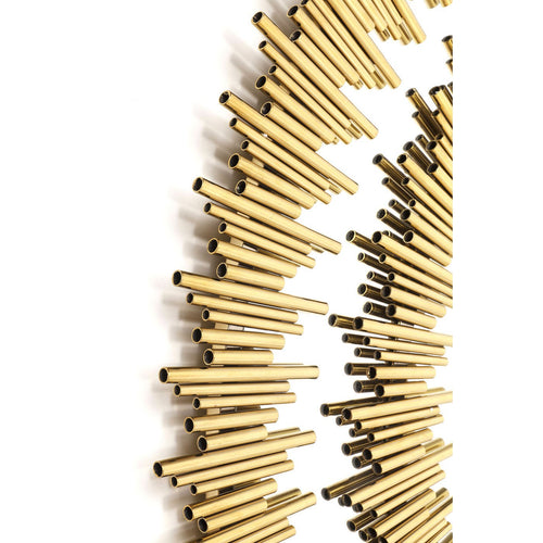 Kare Design Spiegel Solare Gouden Ø132cm