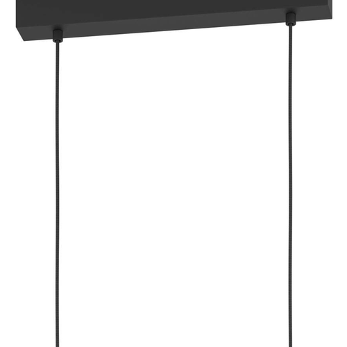 EGLO hanglamp Bailrigg - e27 - 89,5 cm - zwart/bruin - hout/staal