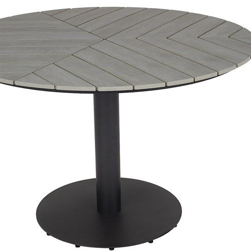 Lisomme Bente ronde tuintafel grijs - Ø 113 cm - vtwonen shop