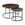 Calicosy - LENNY Set van 2 ronde salontafels - Eiken - 70x70x45,5 cm