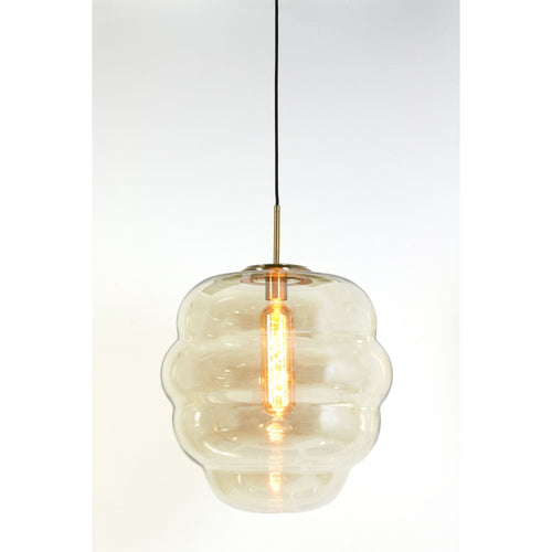 Light & Living hanglamp Misty - oranje - Ø45cm - vtwonen shop