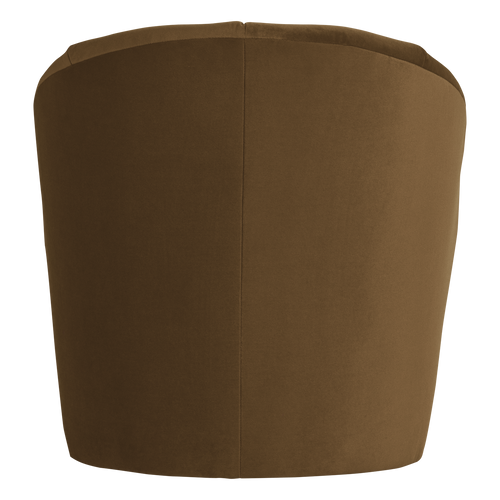 WOOOD draaifauteuil Mojo - Velvet - Honinggeel - 75x68x77