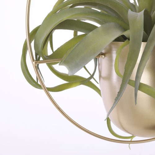 Mica Decorations Dexter Bloempot Wand - L34 x B14 x H34 cm - Goud