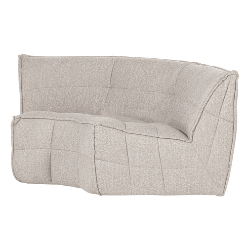 vtwonen hoekelement Cluster - Bouclé - Zand/Beige - 81x205x94