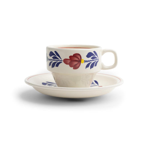 Royal Boch Boerenbont kop & schotel - 0,2L - set van 6