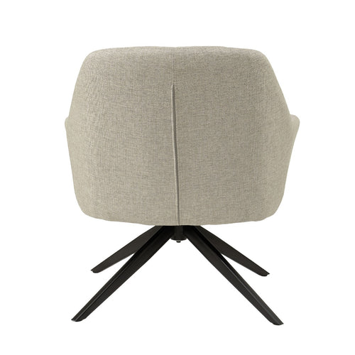 Livingfurn fauteuil Tom Sand - beige - stof