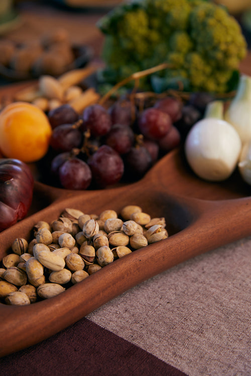 HKLIVING borrelplank – acacia – groot