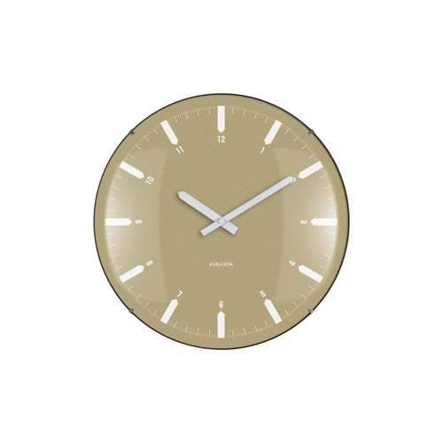 Karlsson wandklok Realista Dome - groen - Ø35cm - vtwonen shop