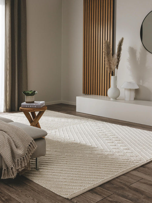 benuta vloerkleed Jasper - crème - 200x300 cm