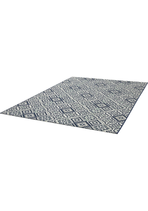 AFK Living vloerkleed Nazare - voor binnen en buiten - blauw - 120 x 170 cm