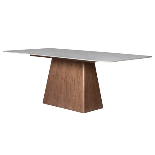 DÉJA Living Eettafel Joya - Rechthoek Walnoot/Keramisch - 200x90x75cm - vtwonen shop