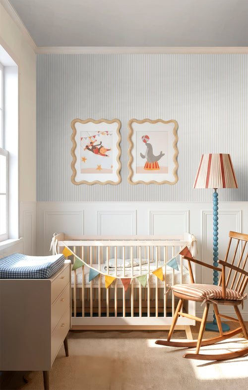 Sanders & Sanders behang strepen beige en wit - 53 cm x 10 m - 640313