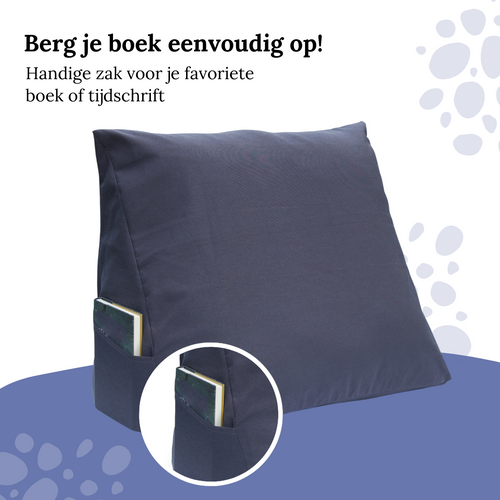 Ten Cate leeskussen - inclusief kussensloop - antraciet - vtwonen shop