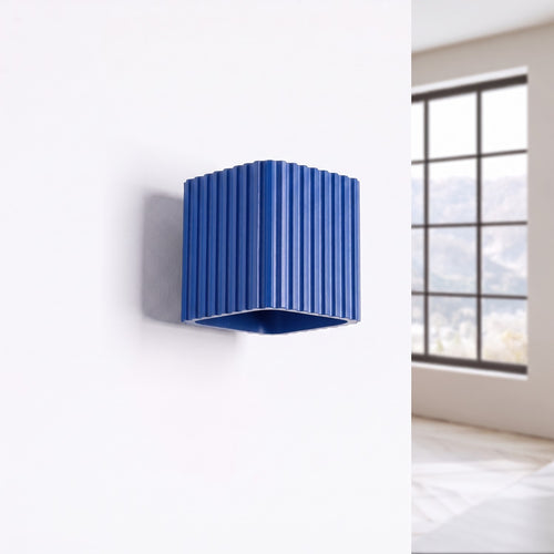 Sollux Lighting Wandlamp RIFF ultramarijn Gx53 - 10x12x6cm