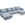 Cosmopolitan Design Panoramische bank Vienna 6-zits, flueel, lichtbeige - 170x350x95cm