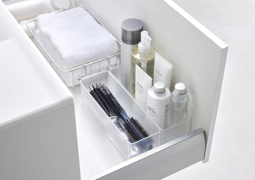 Yamazaki Stapelbare Lade Organizer - diep | smal - Tower - Wit