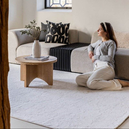 Interieur05 Vloerkleed Cairt Wit/Creme
