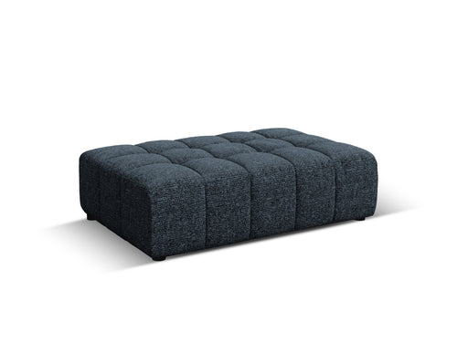 Cosmopolitan Design Poef Chicago chenille koningsblauw - 84x102x42cm