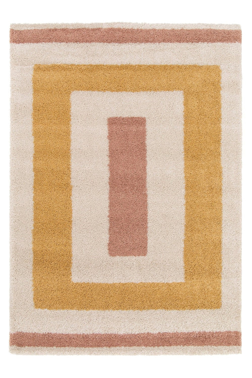 AFK Living vloerkleed Doodling - zeer zacht - geel - 120 x 170 cm