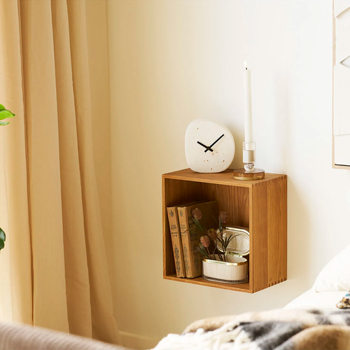 Artichok Abigail Eikenhouten Open Wandkast - 30 x 30 cm - vtwonen shop