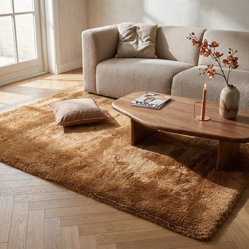 DÉJA Living Vloerkleed Mana - Koper Stof - 160x230cm