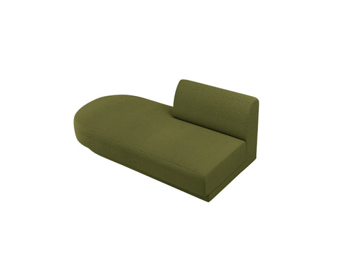 Micadoni - Module "Miley" 2 zitplaatsen, boucle donker olijfgroen - 90x158x70cm
