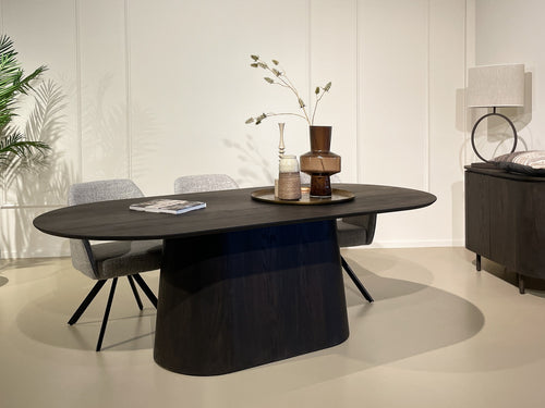 Livingfurn eetkamertafel Tobago Espresso - 200cm - Bruin