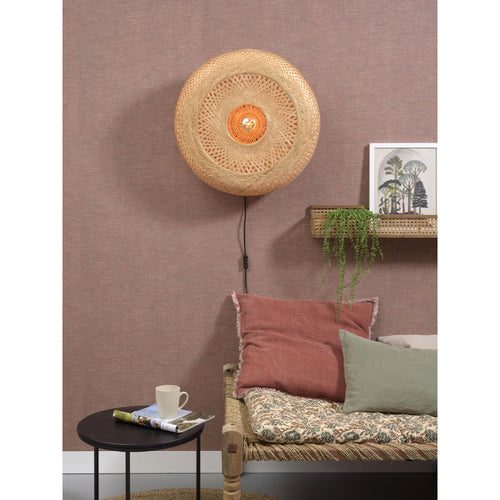 GOOD&MOJO wandlamp Andes - bruin - Ø60cm - vtwonen shop
