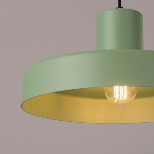 Sollux Lighting Hanglamp BILO salie - 35x35x120cm