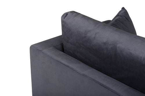 BRAM Fauteuil Matis - Grijs Velours - vtwonen shop