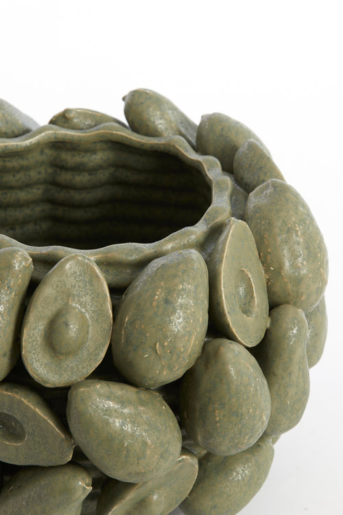 Light & Living vaas AVOCADO - Ø31.5x23cm - groen