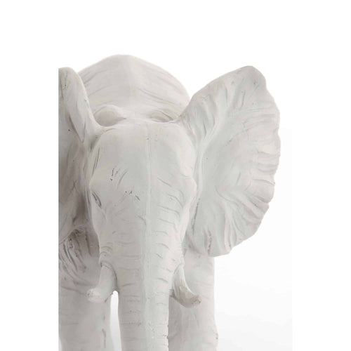 Light & Living ornament Elephant - wit - 30.5x18.5x24cm - vtwonen shop