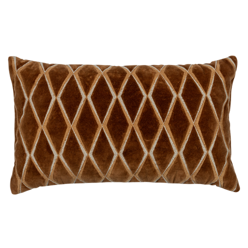 WOOOD kussens Isai - Katoen - Bruin - Set van 3 - vtwonen shop