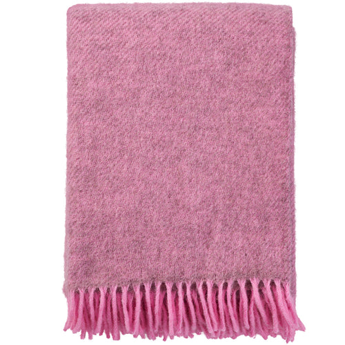 Klippan 100% wollen deken - Gotland - pink - 130x200cm