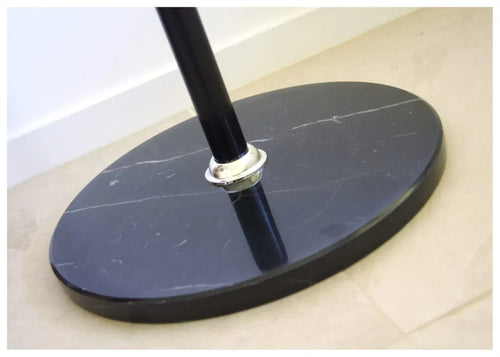 Furnilux Staande Kapstok Zwart Marmeren Voet - 37x176 cm