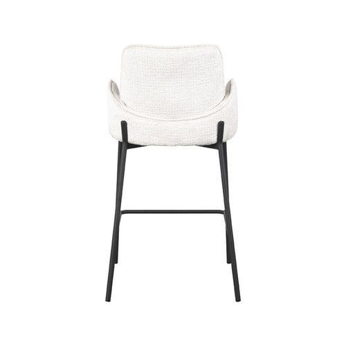 LABEL51 Barstoel Joni - Crème - Zithoogte 63cm - Set van 2
