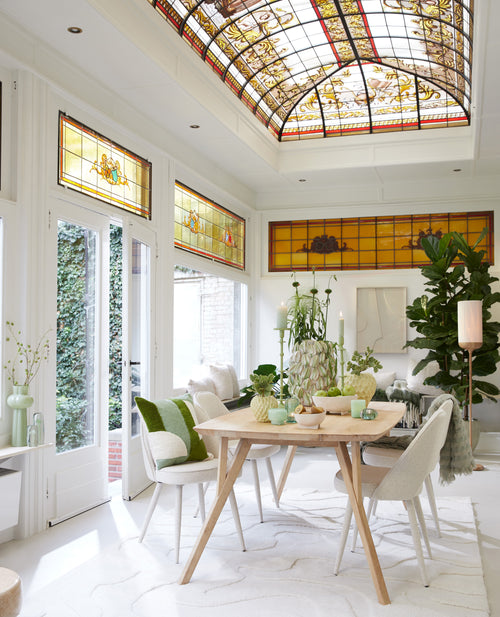 Light & Living eettafel QUENZA - 220x100x76cm - bruin