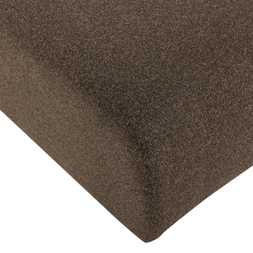 WOOOD chaise longue bank rechts Mojo Base - Bouclé - Bruin - 74x112x162