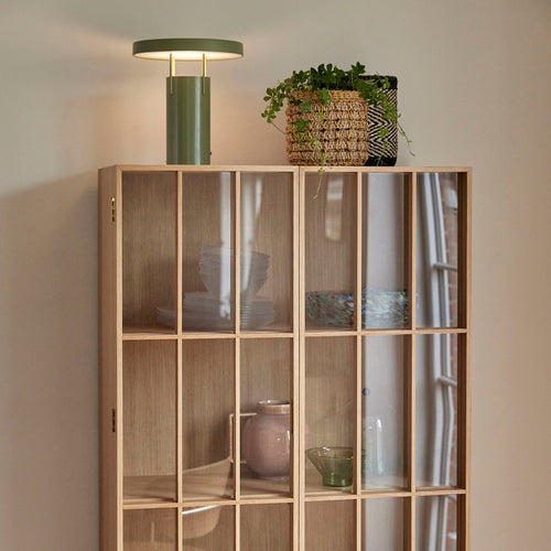 Hübsch bord Fuyu - glas - ø27xh2cm - vtwonen shop