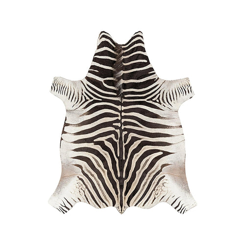 AFK Living vloerkleed Nakuru - dierenhuid-effect - zwart - 155 x 190 cm