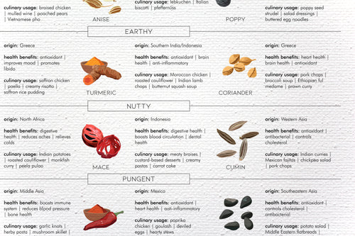 Canvas 60x40 Afdruk Specerijengids