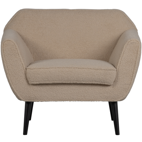 WOOOD fauteuil Rocco - Teddy - Zand - 75x92x81 - vtwonen shop