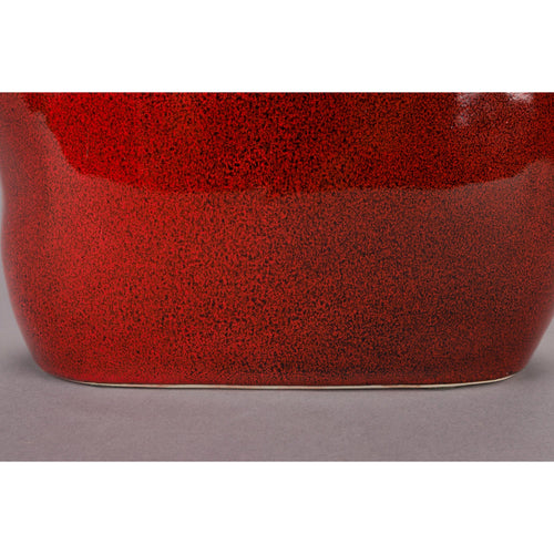 Dutchbone Edna Vaas 24 cm Rood - vtwonen shop