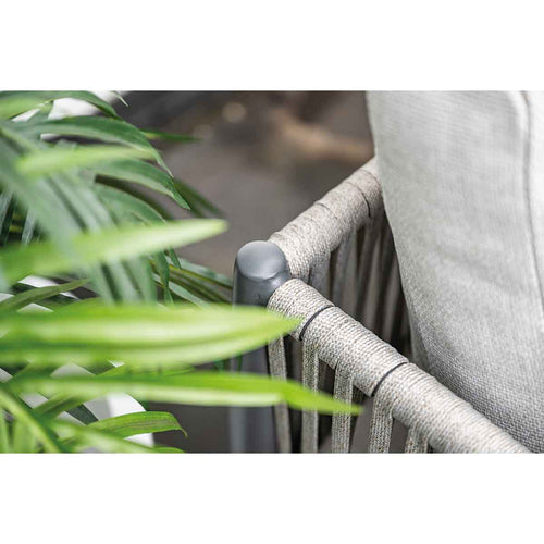 Garden Impressions lounge dining set Tavira grey sand - 5-delig