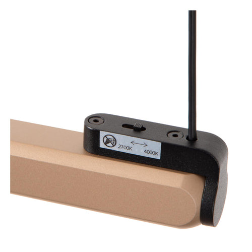 Lucide hanglamp BRAGA - Geïntegreerde LED - Koffie - vtwonen shop