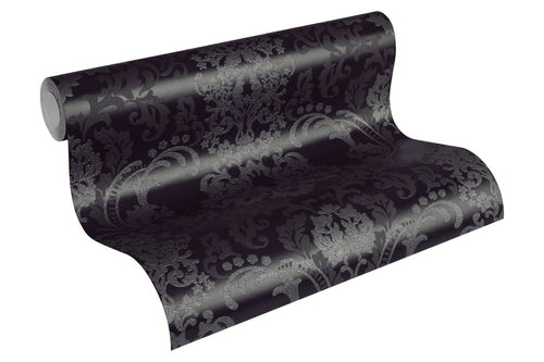 A.S. Création behang barokprint zwart - 53 cm x 10.05 m - AS-361663 - vtwonen shop