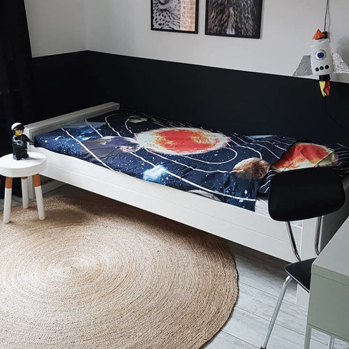 Mrcarpet Rond jute vloerkleed naturel 380cm