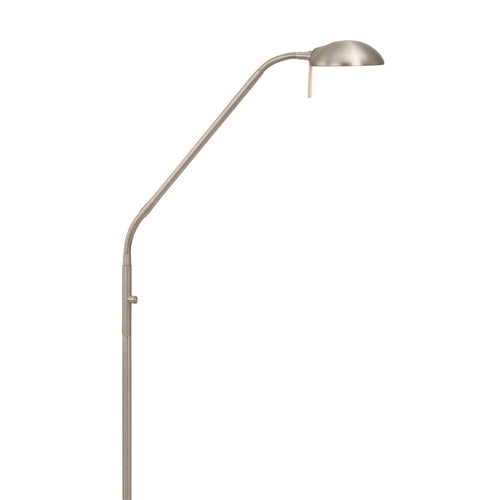 Mexlite vloerlamp - 1 lichts - 45x 180 cm - mat chroom - vtwonen shop