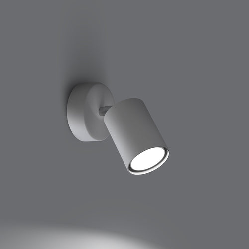 Sollux Lighting Wandlamp LEMMI 1 wit - 8x8x18,5cm