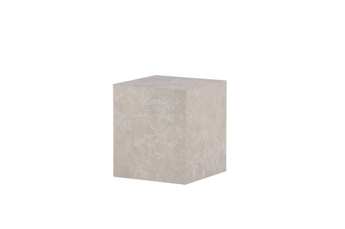 Rebellenclub Salontafel Tusani - 40 x 40 cm - Beige Marmerlook
